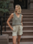 Ferns Open Knit Tank Shadow