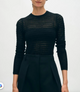 Paperfine Lace Stitch Top Black