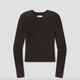 Pilar Crewneck Chocolate Waffle Thermal
