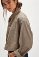Ana Cropped Shirt Heritage Plaid