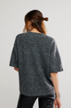 Margot Sweater Tee Heather Charcoal