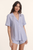 Frida Shortie PJ Set Lavender Dusk/Ivory