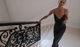 Judy Dress Navy/Black Lace