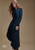 Dona L/S Asymmetrical Dress Nightfall