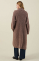 Leona L/S Long Cardigan Fur