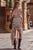 Snow Leopard Strappy Gown