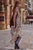 Snow Leopard Strappy Gown