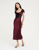 Sonata Midi Dress Cherrywood