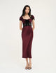 Sonata Midi Dress Cherrywood