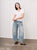 Supima Slub Jersey S/S V-Neck White