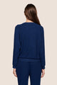 Cozy Time Crew Neck Pullover Navy