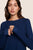 Cozy Time Crew Neck Pullover Navy