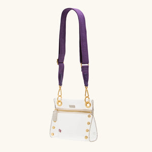 Webbing Crossbody Strap Game Day Purple BG