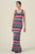 Valentina Zigzag Stripe Sleeveless Maxi Dress