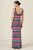 Valentina Zigzag Stripe Sleeveless Maxi Dress