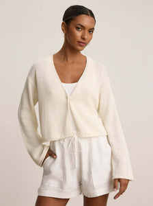 Verity Cardigan in Milk