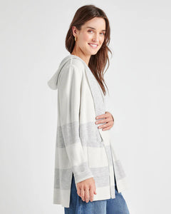 Sydney Stripe Cardigan in Oak