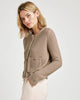 Andrea Crop Knit Cardigan in Cactus