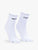 The Half Step Sock White Studded