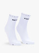 The Half Step Sock White Studded