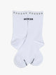 The Half Step Sock White Studded