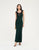 Windsor Maxi Dress Emerald Jacquard