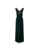 Windsor Maxi Dress Emerald Jacquard