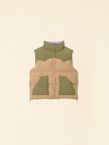 Miller Puffer Vest in Woodland