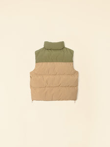 Miller Puffer Vest in Woodland