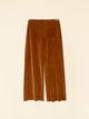 Mavis Velour Sweatpant in Brown Sugar