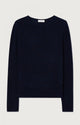 Xinow Fitted Crewneck Sweater in Noir
