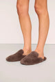 Plush Slipper Deep Taupe
