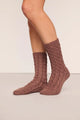 Slouchy Socks Deep Taupe