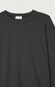 Ypawood Long Sleeve Crewneck Sweatshirt in Carbon Melange