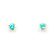 Simple Opal Studs: Blue Opal (OP03)