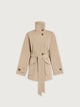 Celina Light Belted Jacket Cornstalk