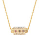 Rise and Shine Spinner Necklace: Gold