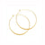 1.5" Classic Hoops: Gold