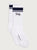 Lamar Club Stripe Sock in White Blue Nights