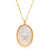 Sacred Heart Mother of Pearl Pendant Necklace