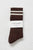 EXTENDED Boyfriend Socks: Wood