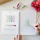 Tropical watercolor workbook