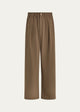 Kayson Wide Leg Pant in Taupe Stone