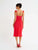 Butterfly Midi Dress Coral Meadow