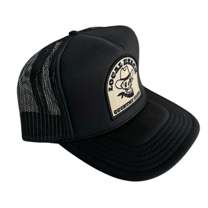 Local Beach Country Club Trucker Hat: Black