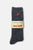 Embroidered Snow Socks: CHARCOAL + HEART