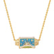 Rise and Shine Spinner Necklace: Gold