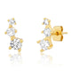 3 Stone CZ Crawlers': Gold