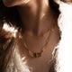 Paperclip Chain, Padlock Clasp Statement Chain