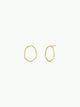 Gold Organic Hoop